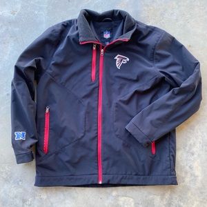 Mens NFL Atlanta Falcons Full Zip Jacket L